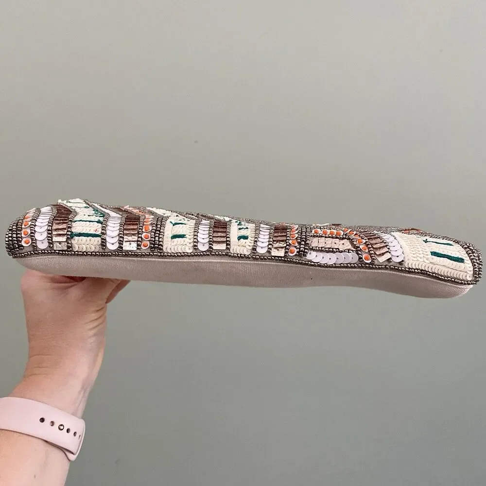 Unbranded sequin clutch